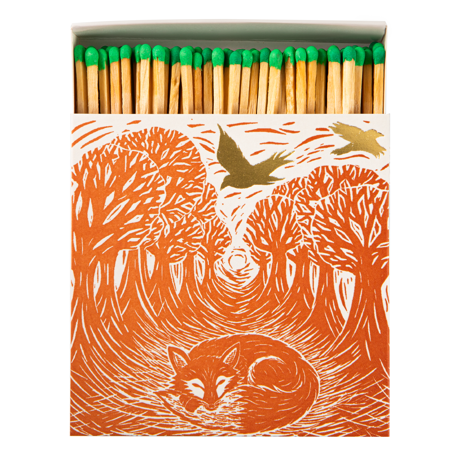 Woodland Fox | Square - Safety Matches