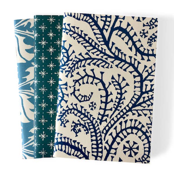Three Assorted Memo Books for Pocket Folio Blue
