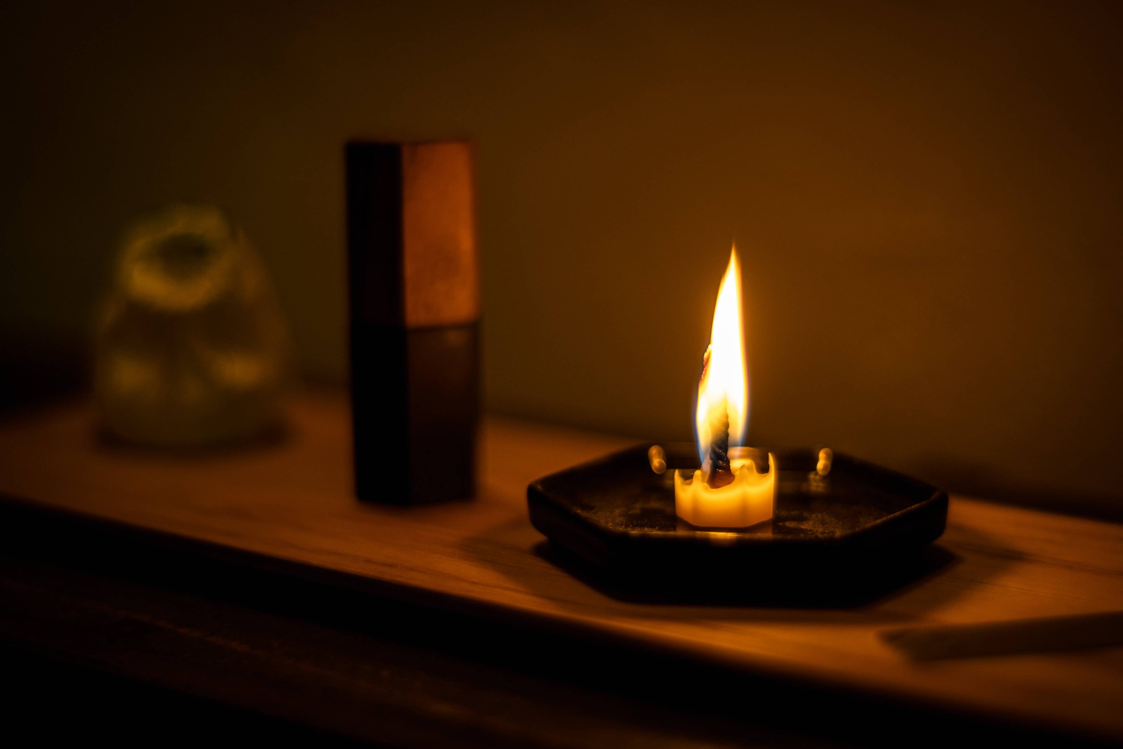Rockaku Hexagon Rice Bran Wax Candle
