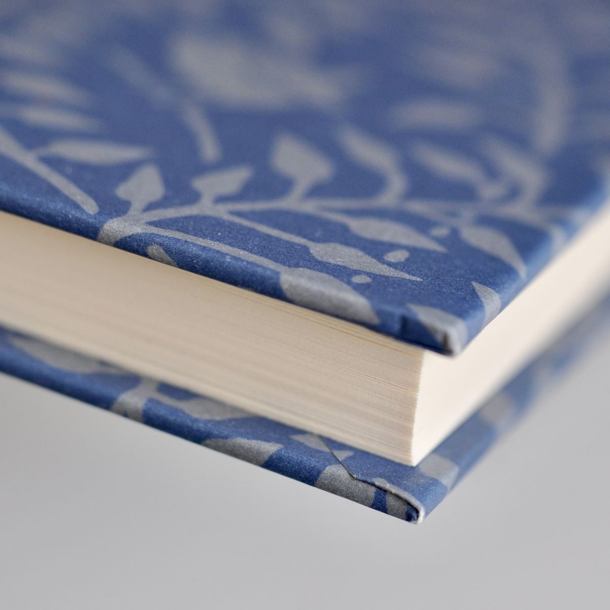 Very Large Hardback Notebook Dancing Hare Blue