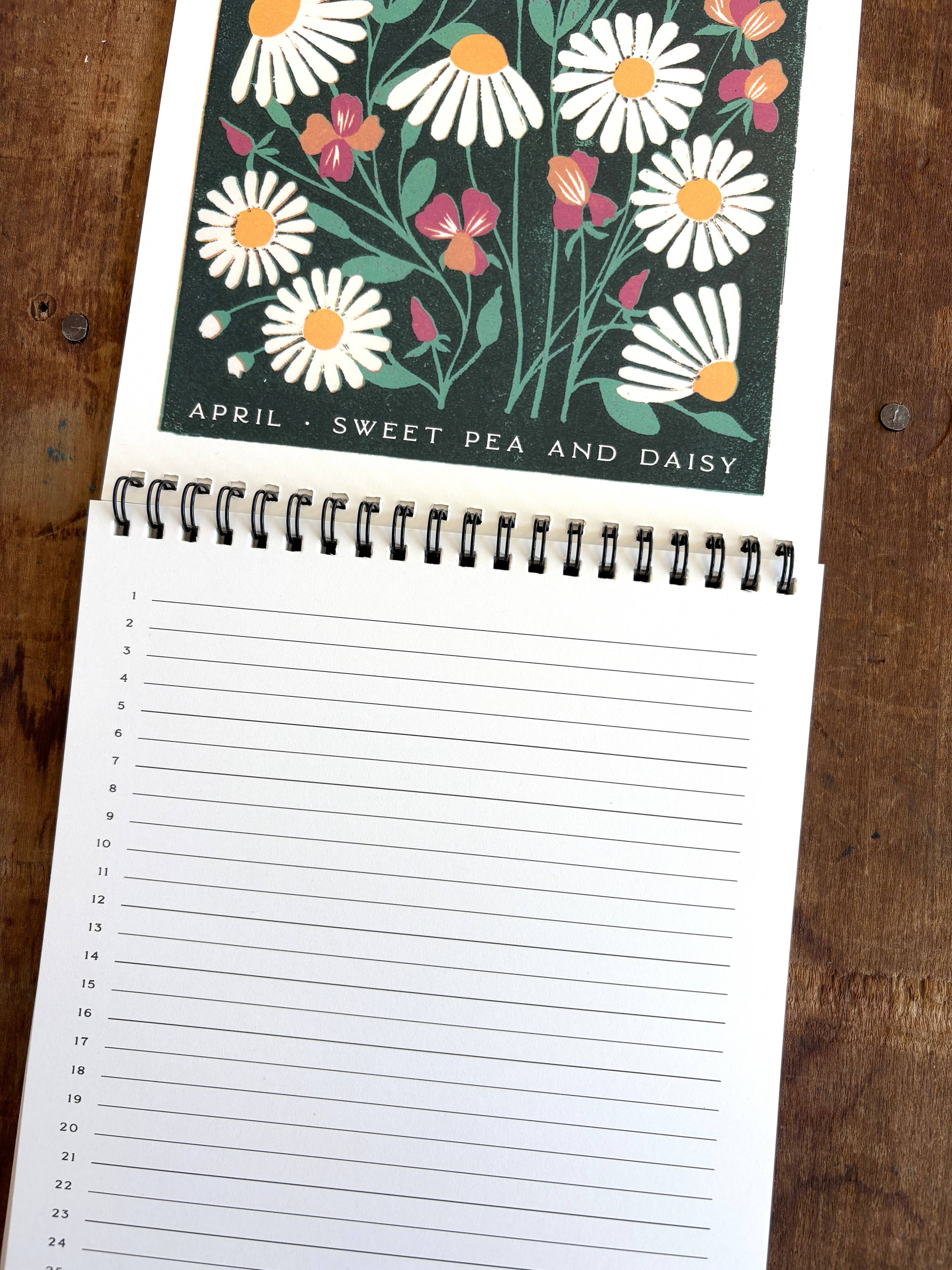 Perpetual Birth Month Calendar
