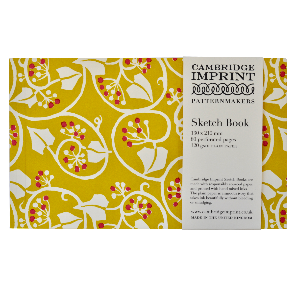 Softback Sketchbook Ivy Piccalilli and Cranberry