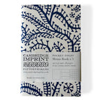Three Assorted Memo Books for Pocket Folio Blue