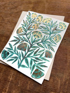 Box of 6 Blank Foil Greeting Card
