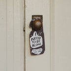 Alone Time Door Hanger