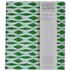 Tall Softback Sketchbook Smocking Jade and Forest Green