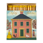 Red Brick | Square - Safety Matches