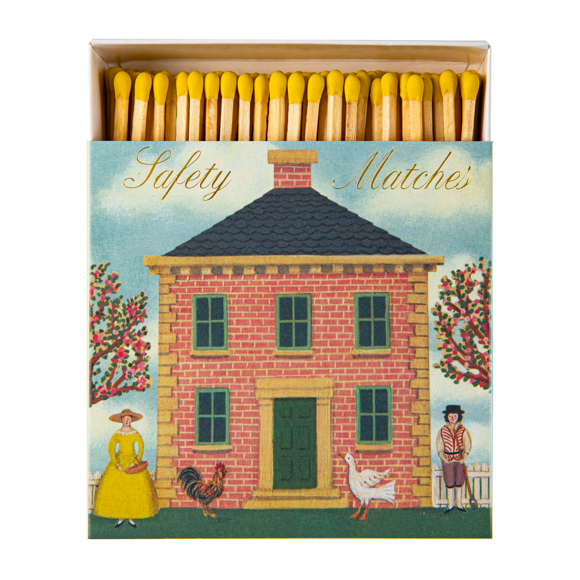 Red Brick | Square - Safety Matches
