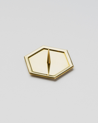 Brass Hexagon Candle Stand