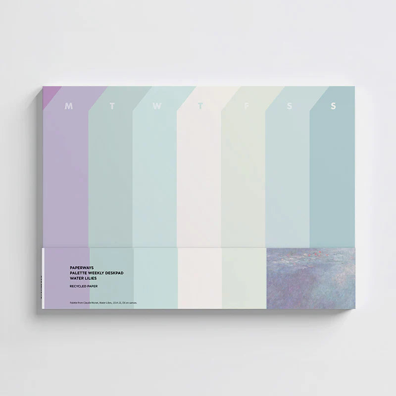 Palette Weekly Deskpad - Water Lilies (Monet)