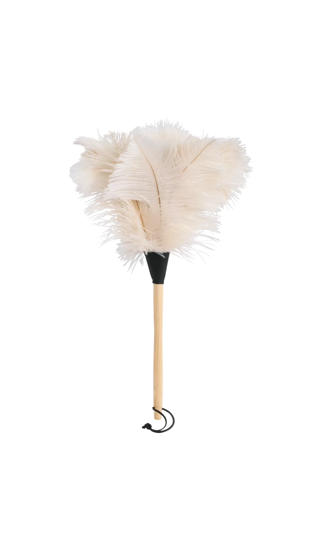 White Ostrich Feather Duster