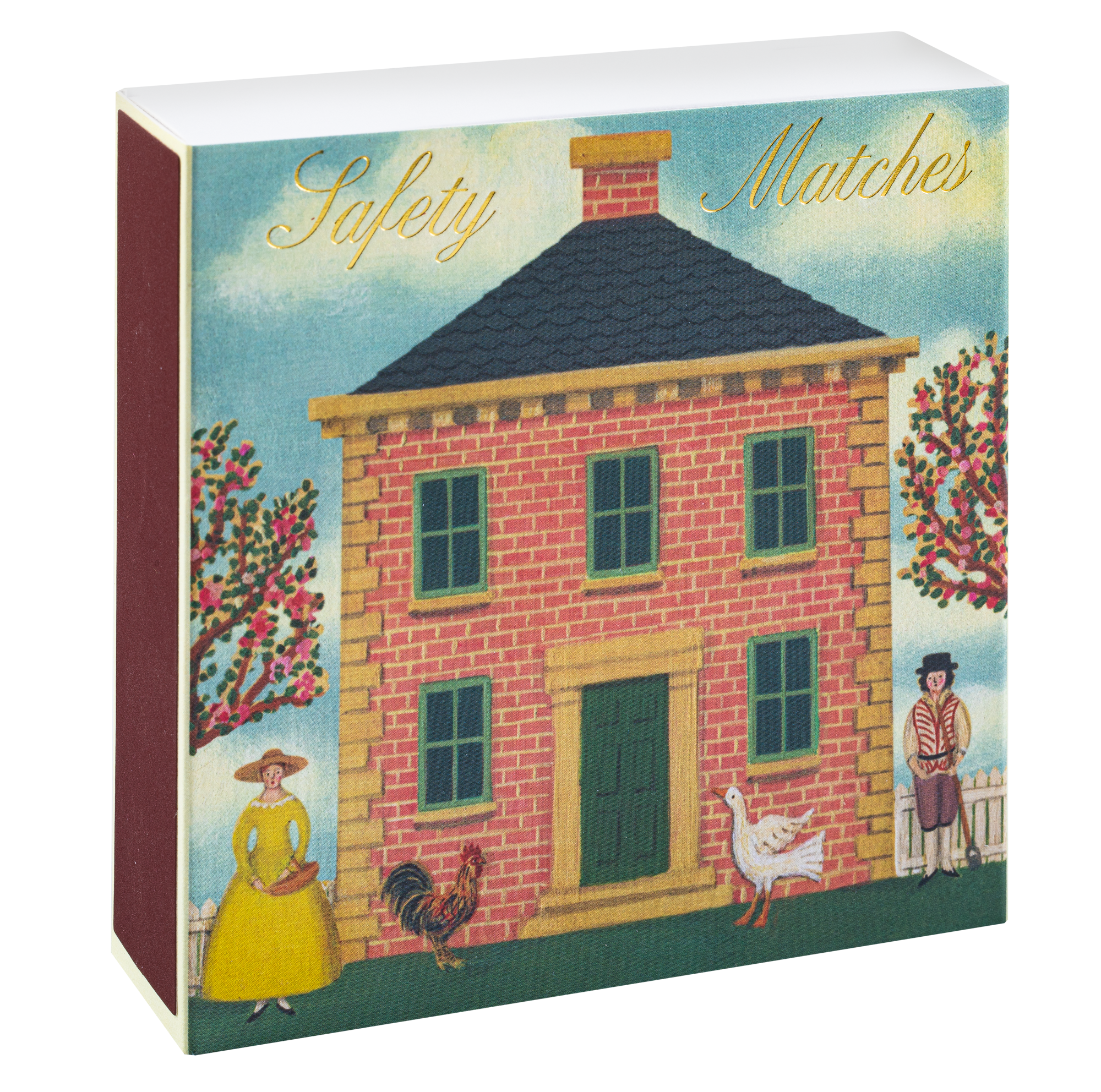 Red Brick | Square - Safety Matches