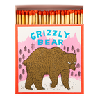 Grizzly Bear | Square - Safety Matches