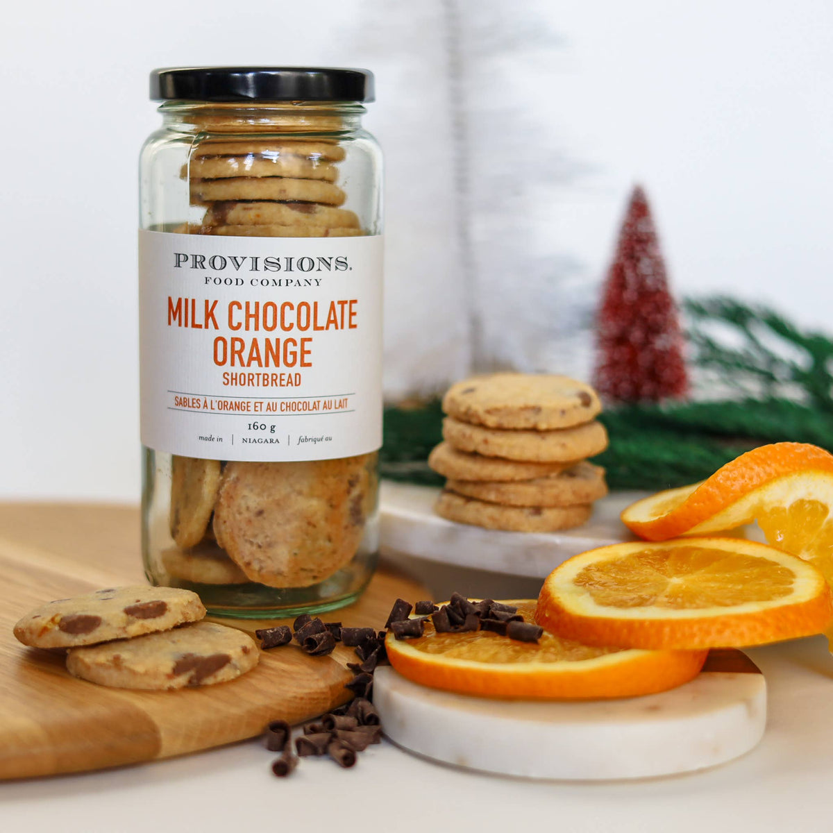 Milk Chocolate Orange Shortbread