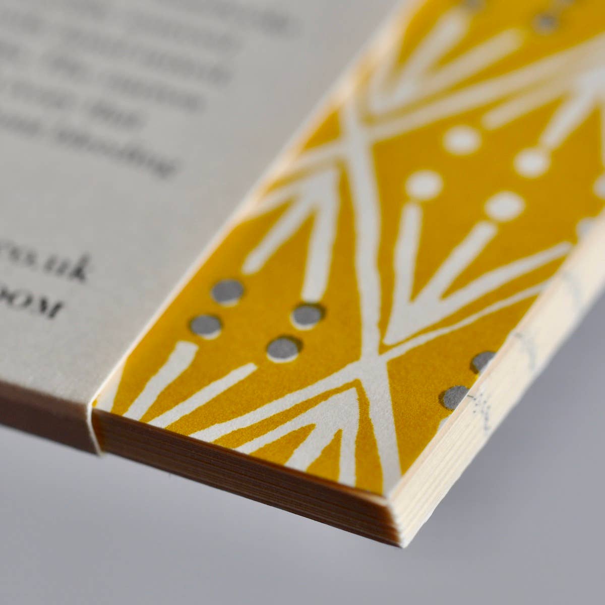 Pocket Notebook Selvedge Mustard