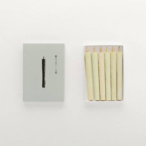 Sumac Wax Candle White - Set of 6