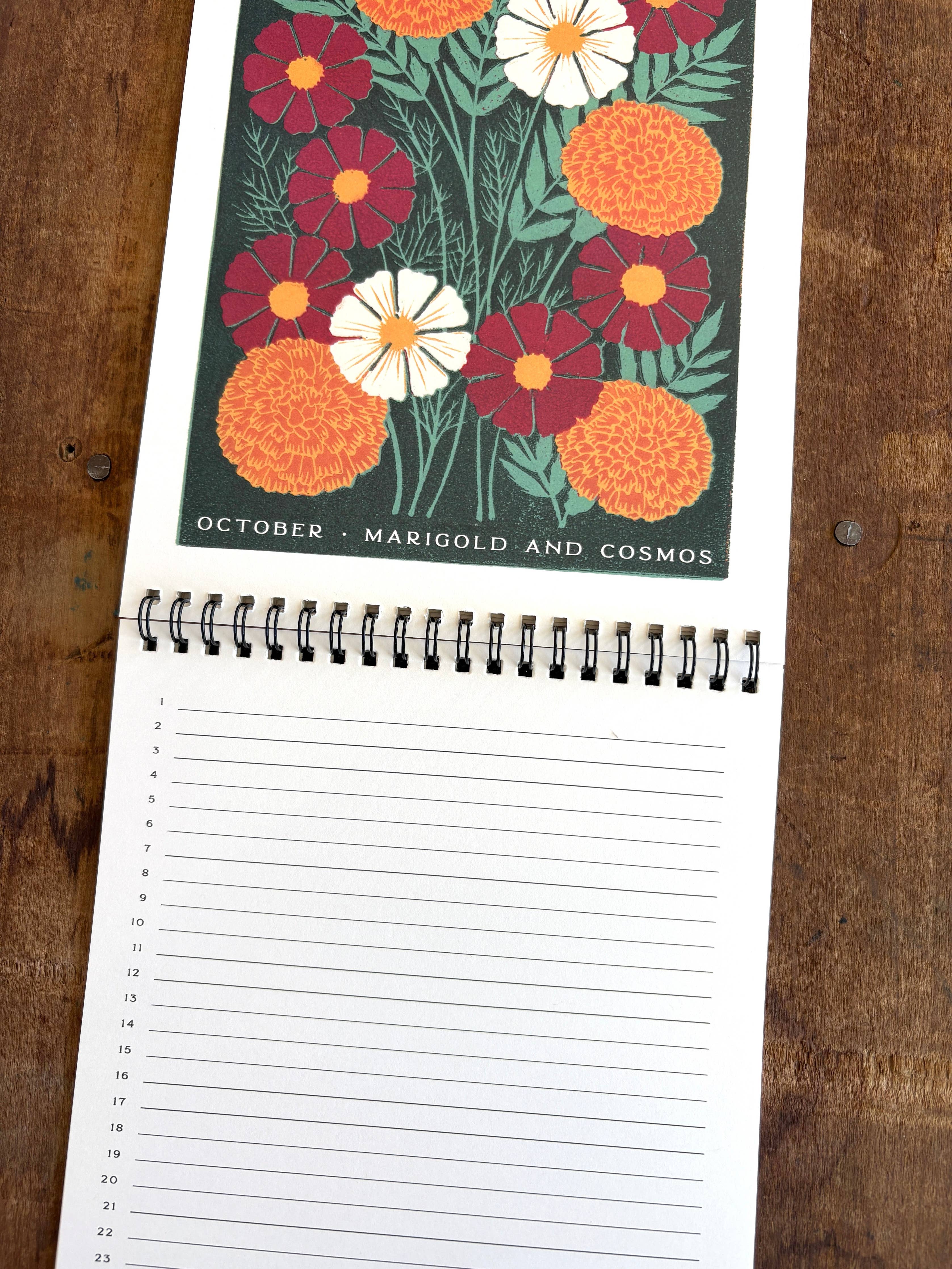 Perpetual Birth Month Calendar