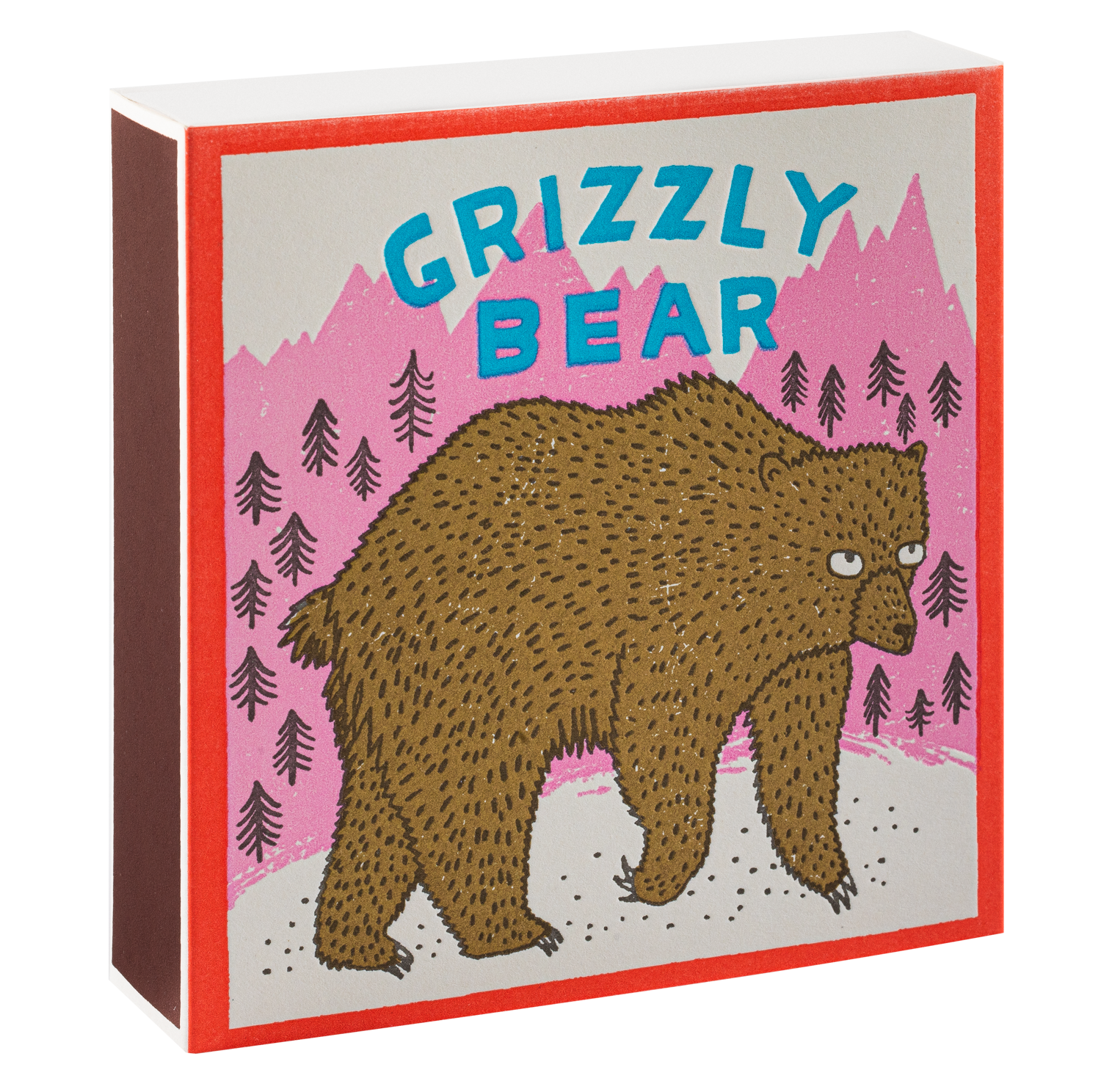 Grizzly Bear | Square - Safety Matches