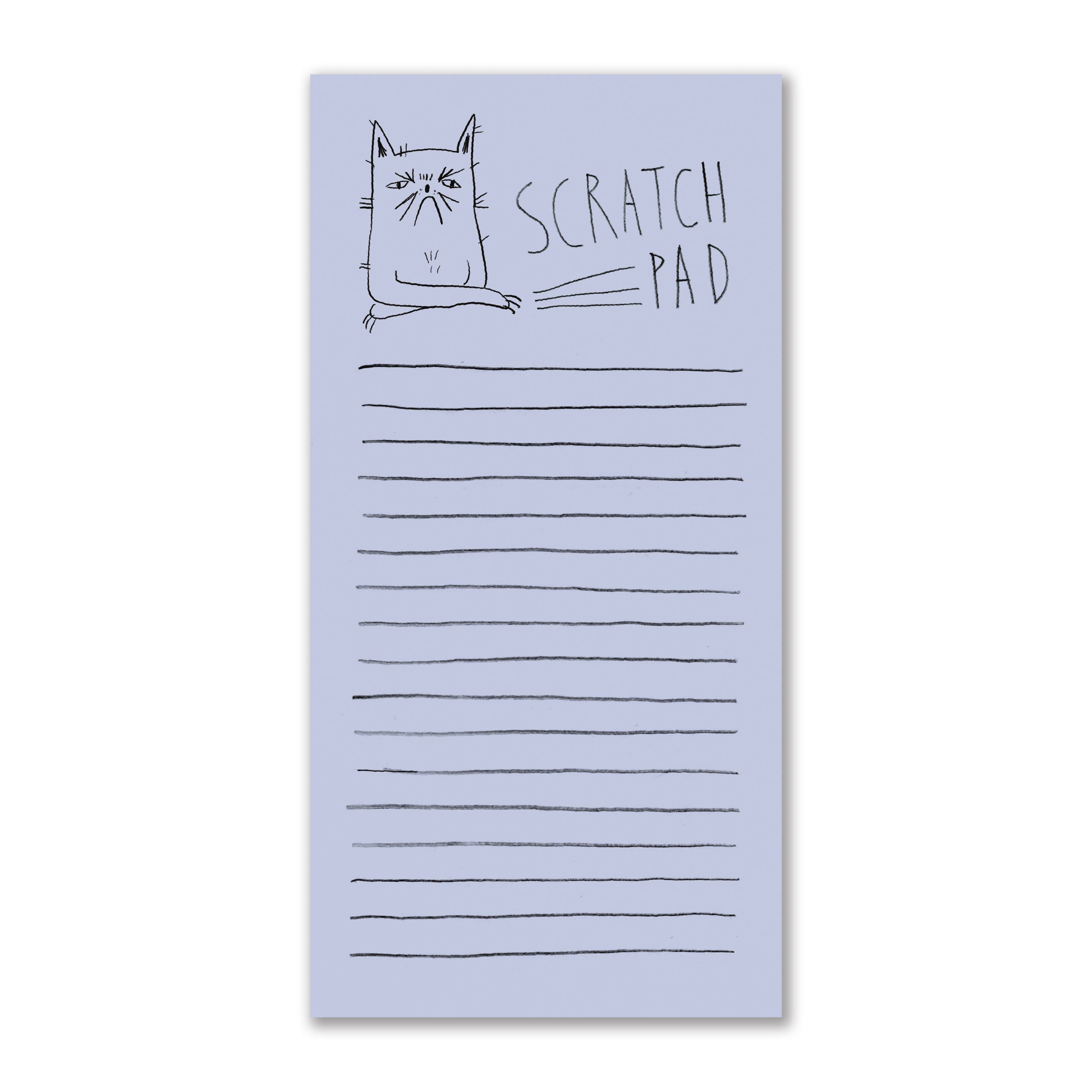 Snitty Kitty Scratchpad Notepad