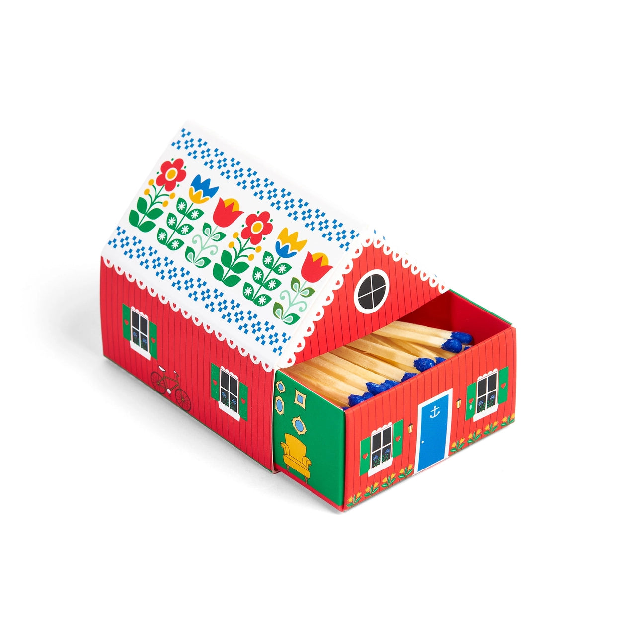 Red Tiny Living Matchbox Cottage