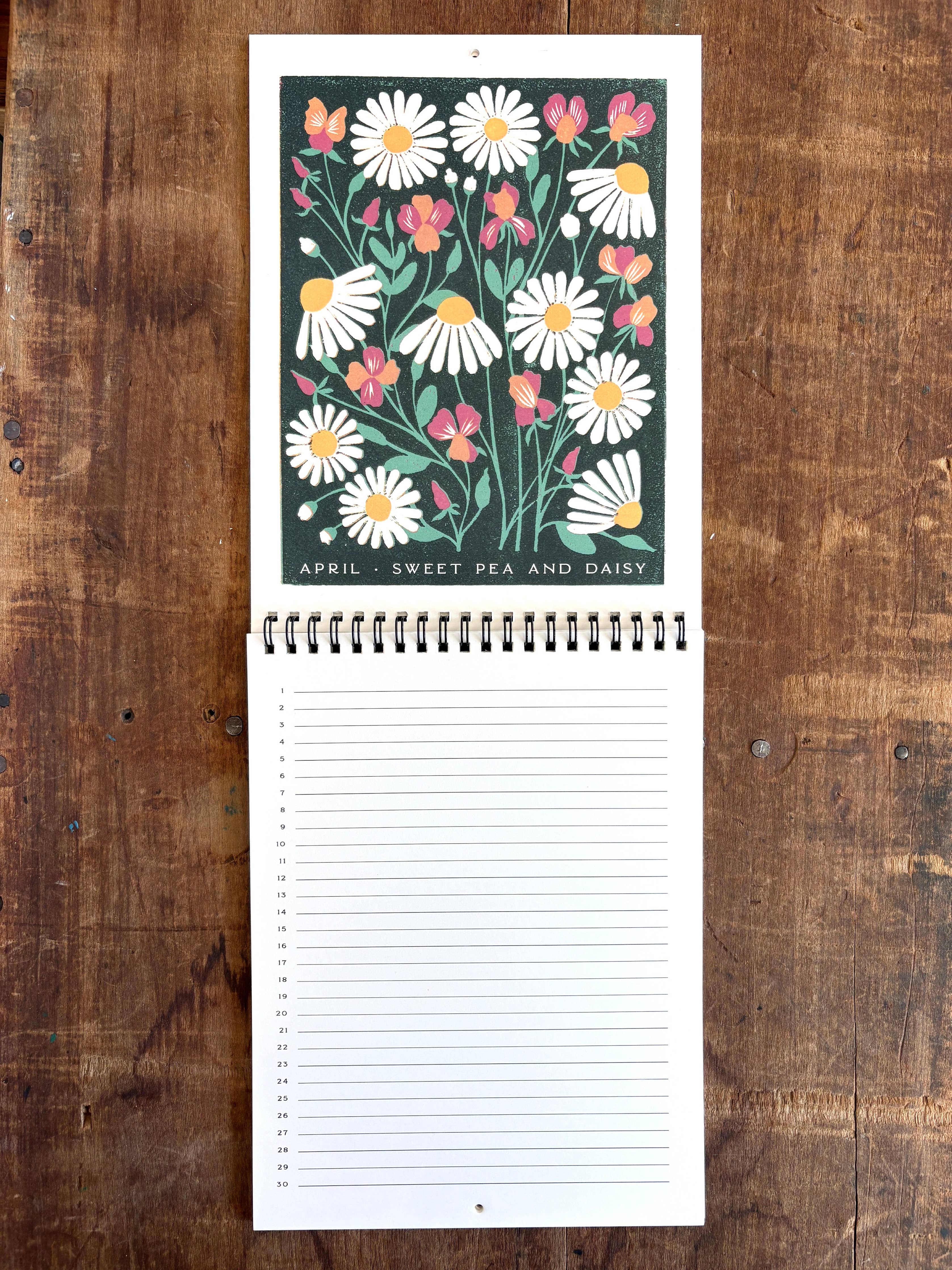 Perpetual Birth Month Calendar