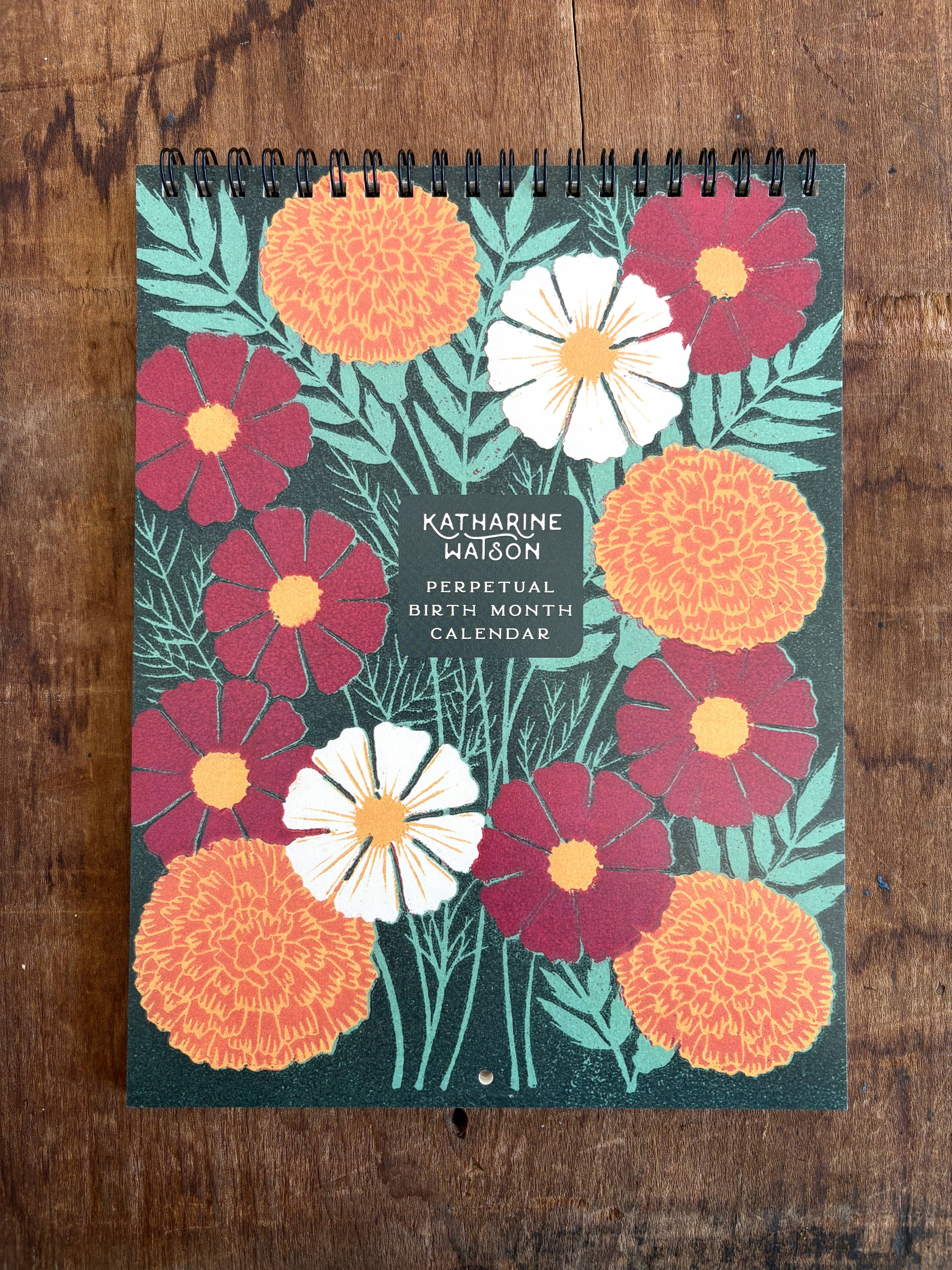 Perpetual Birth Month Calendar