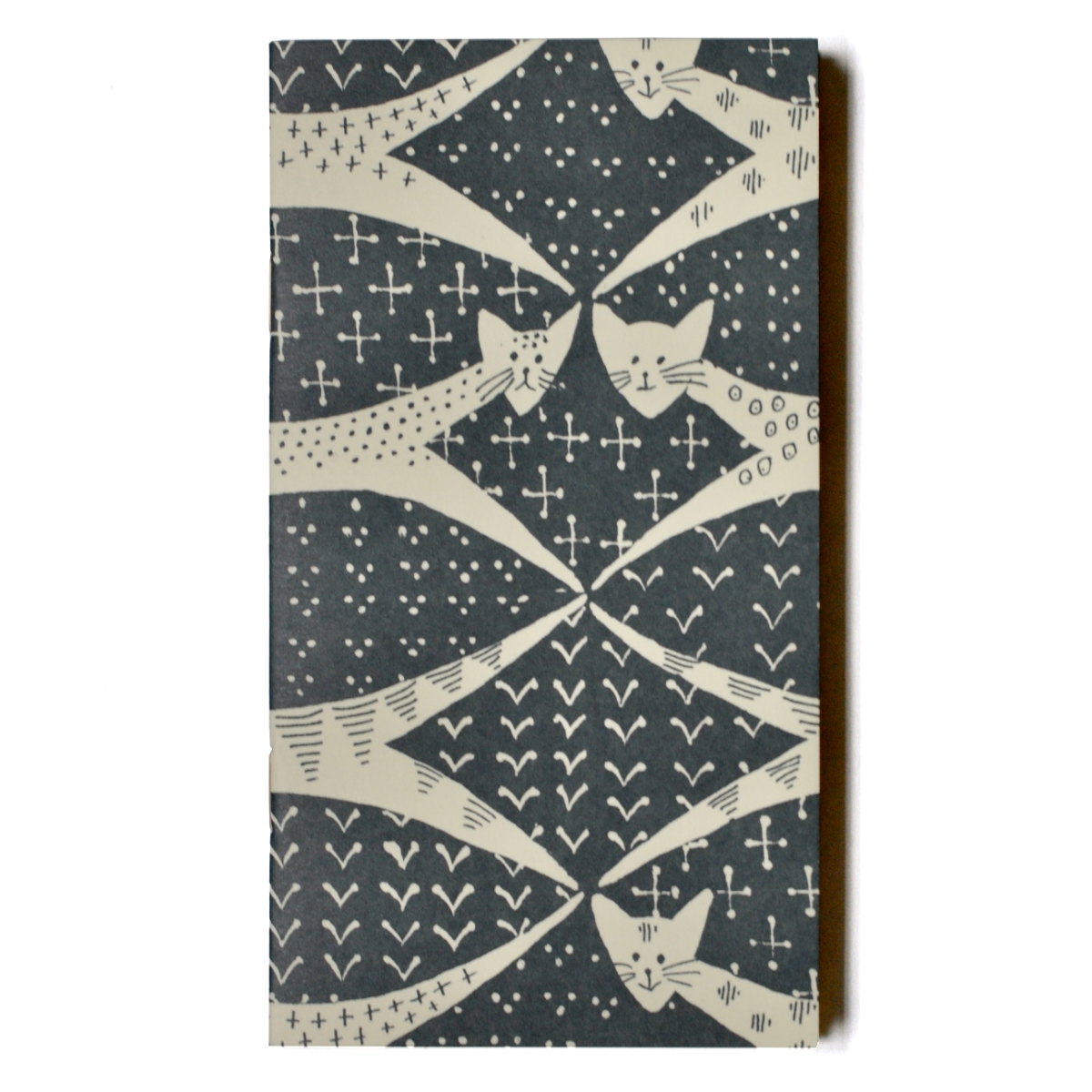 Very Slim List Book Cats Navy
