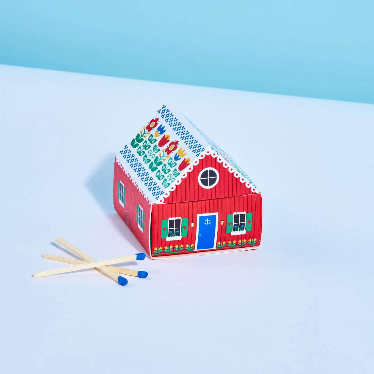 Red Tiny Living Matchbox Cottage