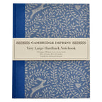 Very Large Hardback Notebook Dancing Hare Blue