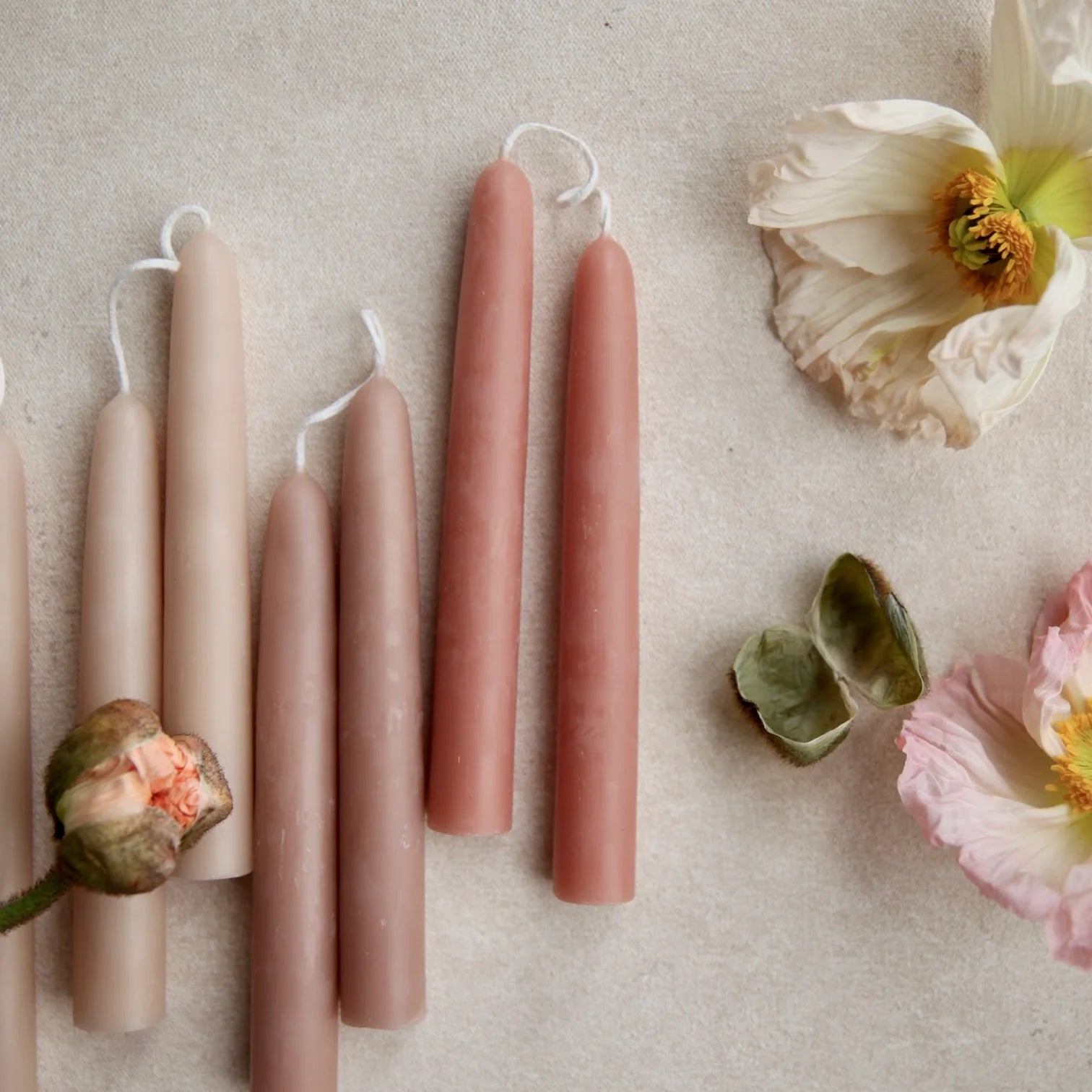 Beeswax Taper Candle - 6 Inch