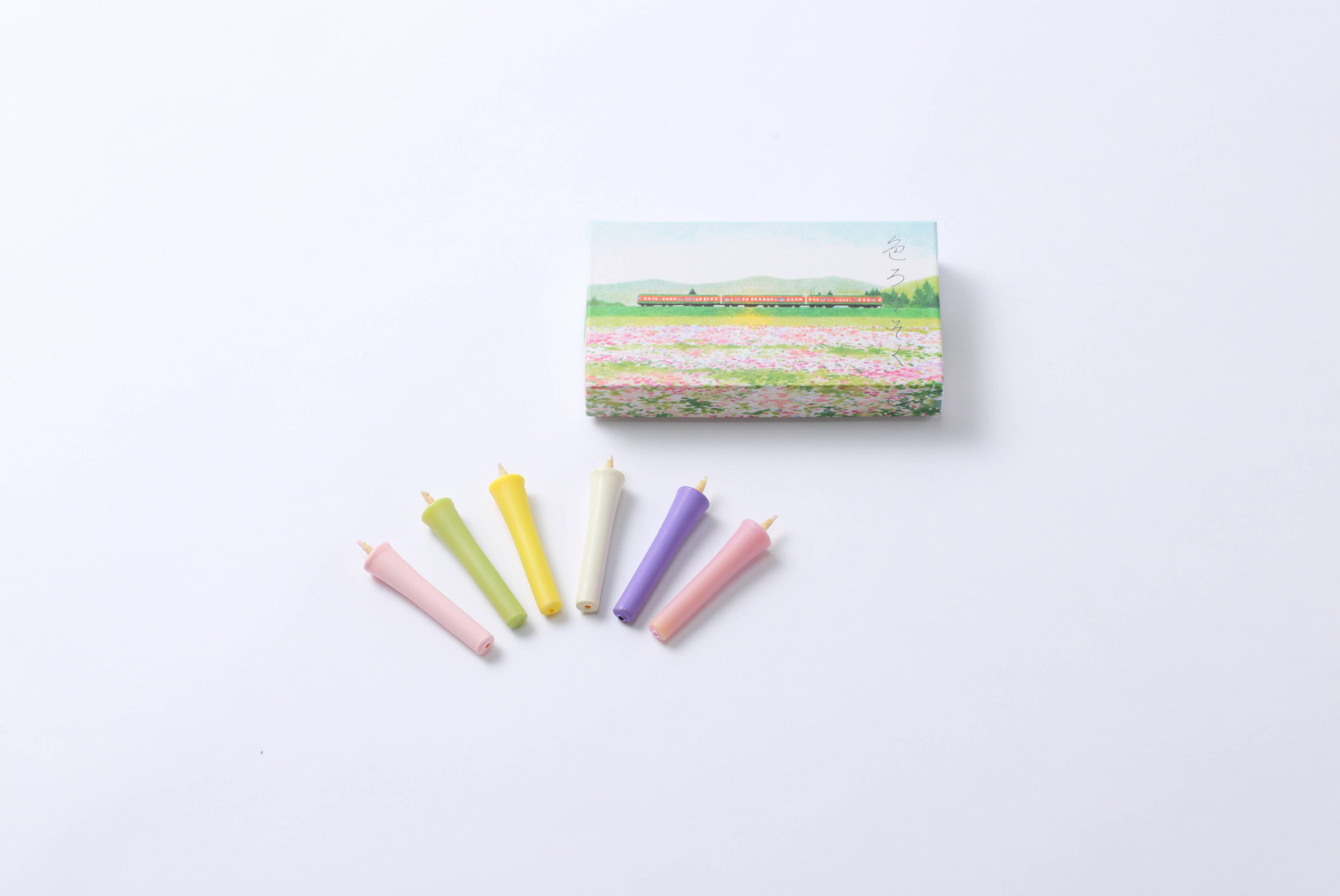 Colored Candles Four Seasons