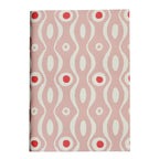 Pocket Notebook Persephone Pale Pink and Raspberry