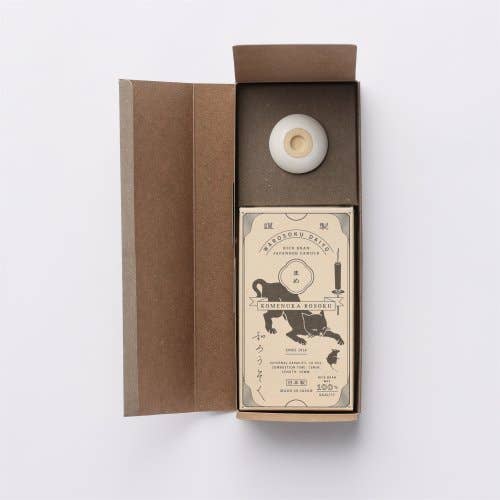 Colorful Rice Wax Candle Earth Colors Gift Sets