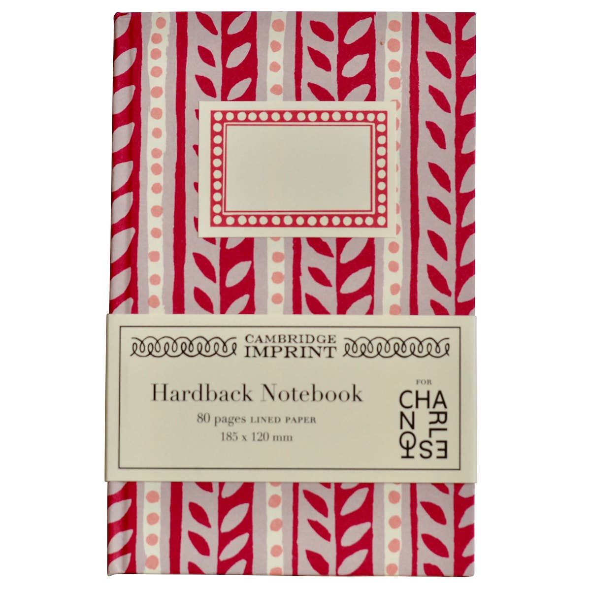 Hardback Notebook Charleston Border (Lined)