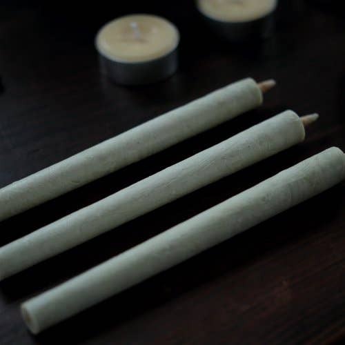 Sumac Wax Candle White - Set of 3