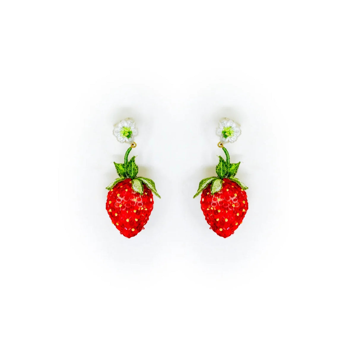 All Star Strawberry Earrings