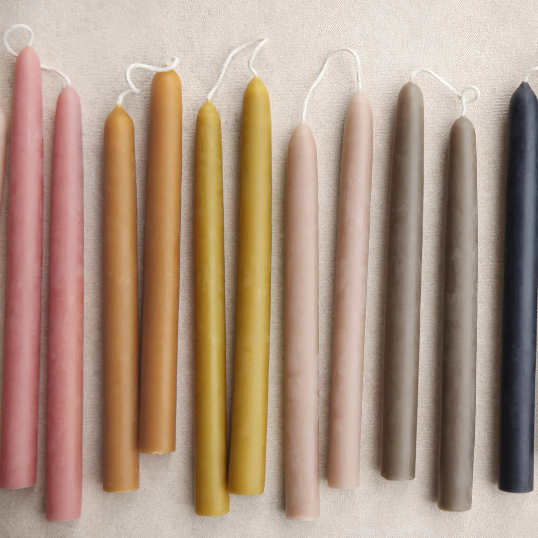Beeswax Taper Candle - 9 Inch