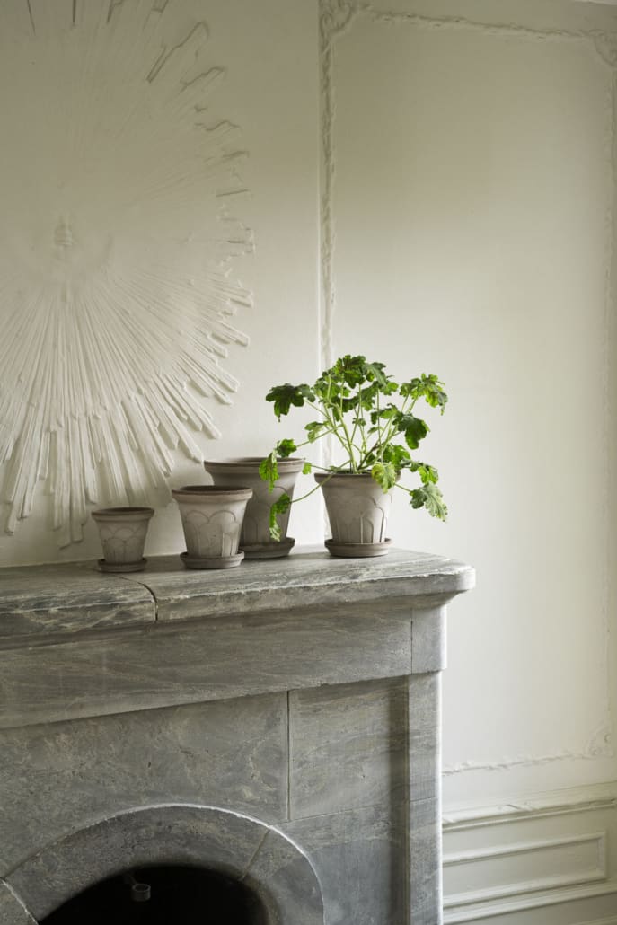 Fleur Raw Grey Terracotta Pot