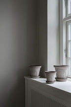 Fleur Raw Grey Terracotta Pot