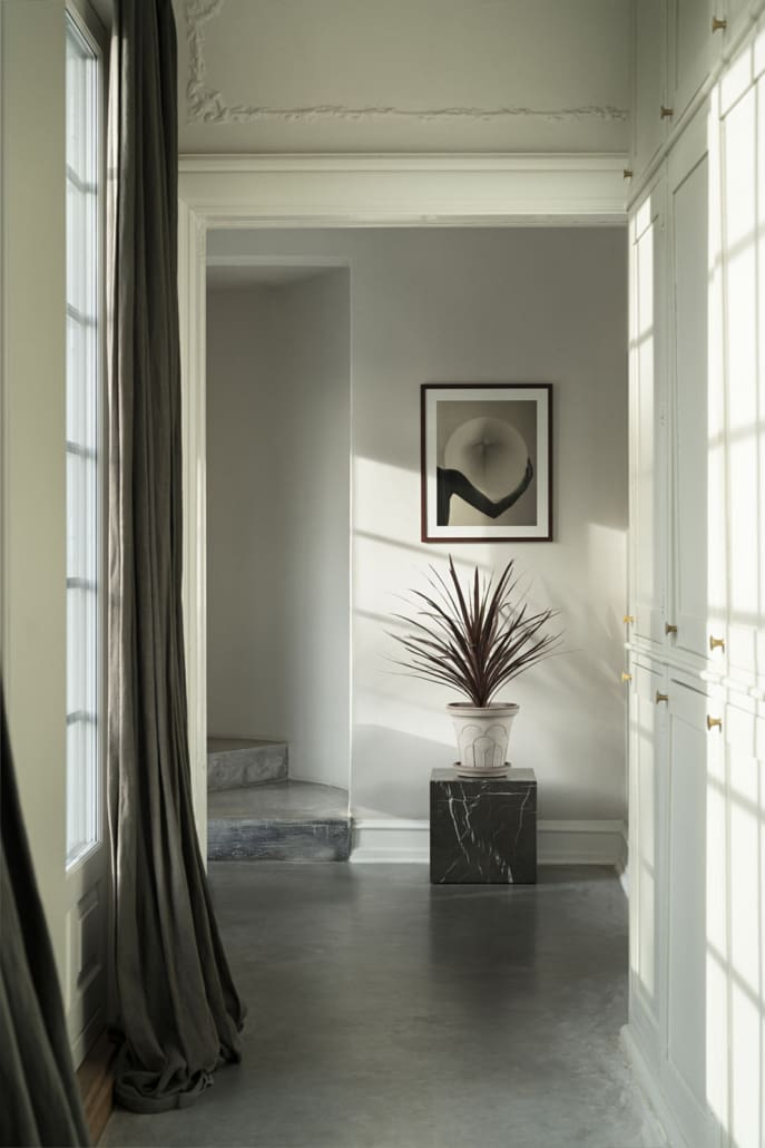 Fleur Raw Grey Terracotta Pot