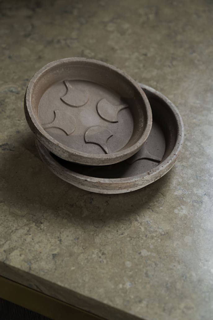Fleur Raw Grey Terracotta Pot