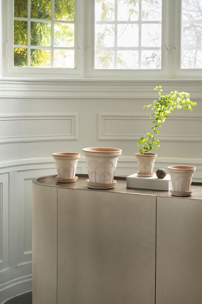 Fleur Raw Rosa Terracotta Pot
