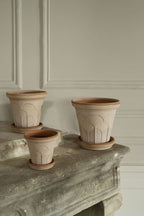 Fleur Raw Rosa Terracotta Pot