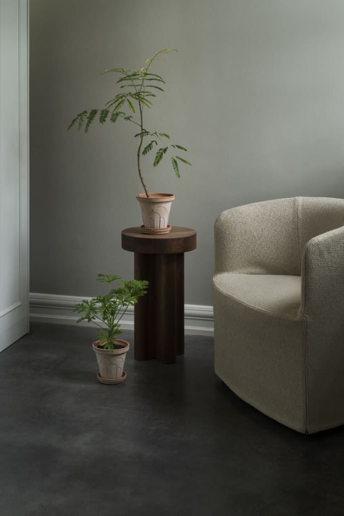 Fleur Raw Rosa Terracotta Pot