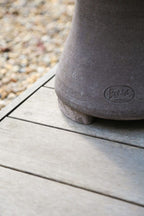 Triangle Foot Raw Grey