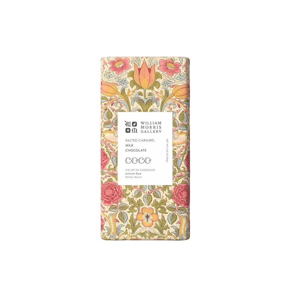 Salted Caramel Milk Chocolate - William Morris Limited Edition