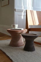 Celeste Raw Rosa Terracotta Pedestal Pot
