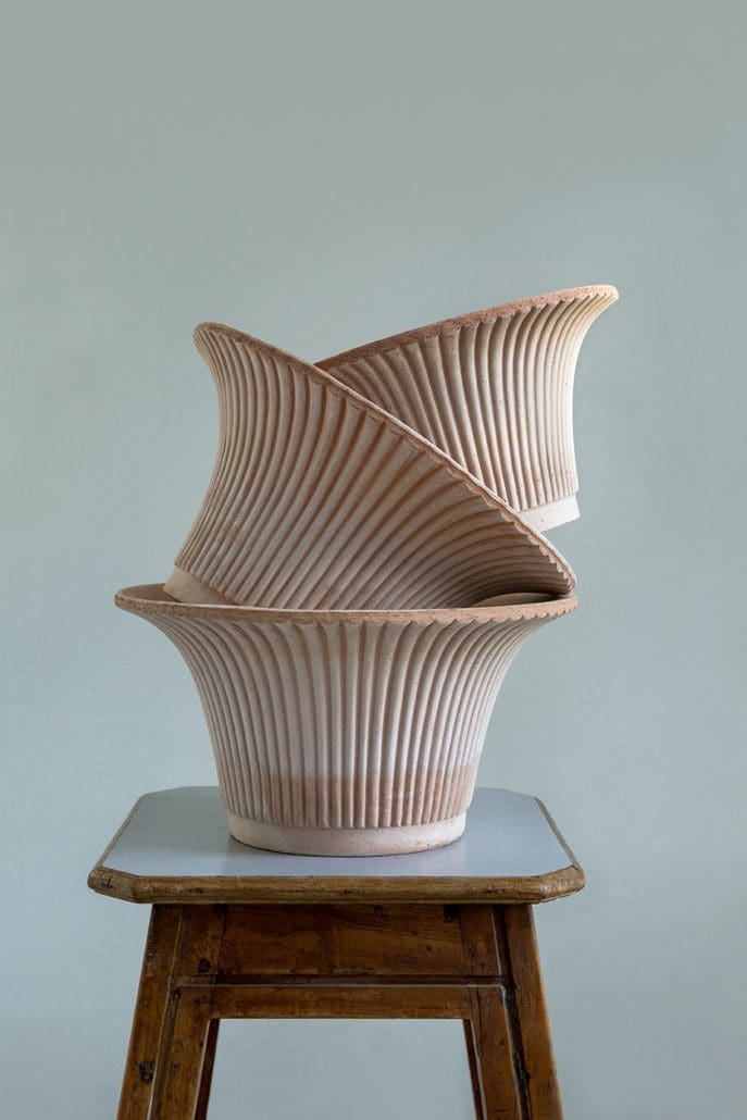Daisy Raw Rosa Terracotta Pot