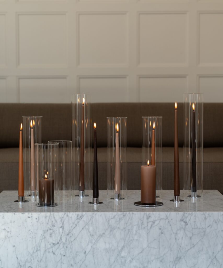 Pair of Taper Candles - 24cm
