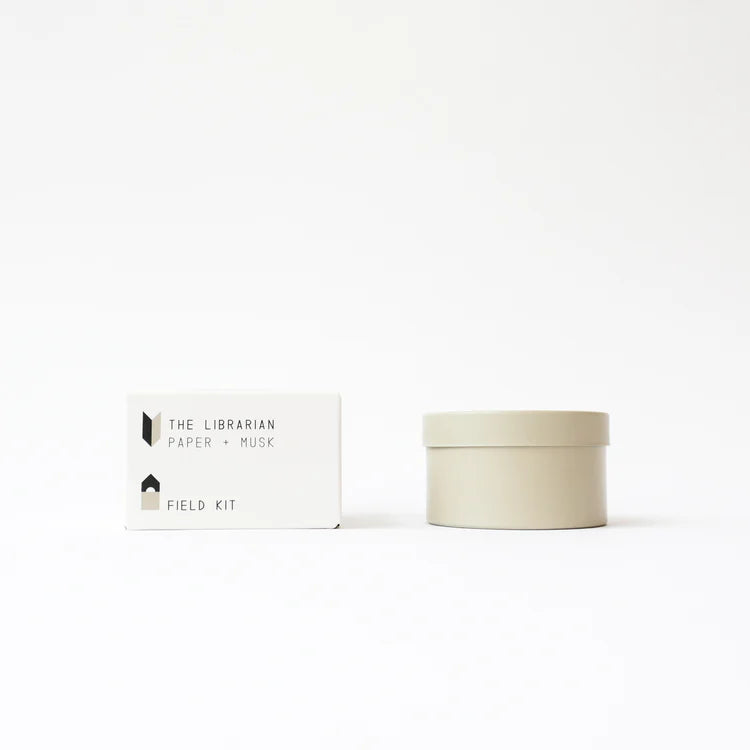 The Librarian Tin Candle - Paper + Musk